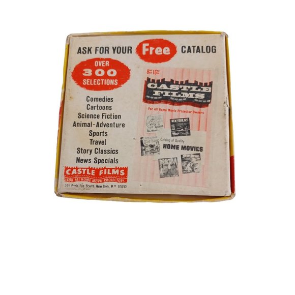 Vtg 60's Abbott and Costello Have Badge Will Chase Castle Films #850 8mm Film - Picture 2 of 6